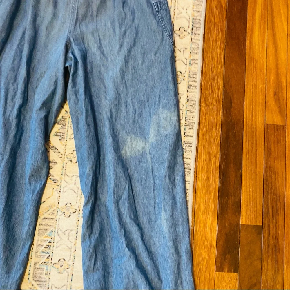 ⭐️ AEO High Waisted Wide Leg Lightweight Cotton Denim Pants - Picture 6 of 7